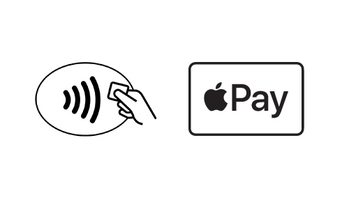 Contactless + Apple Pay-logga