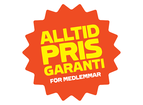 ALLTID PRISGARANTI FÖR MEDLEMMAR